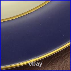 Royal Crown Derby 12 Inch Cobalt Band Charger Plates Set of 8