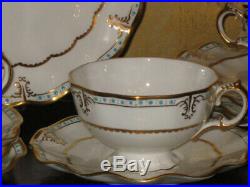 Royal Crown Derby 18 pc Lombardy A 1127 6 Cups + 6 Saucers + 6 Cake Plates