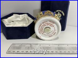 Royal Crown Derby 1990 Centennial Crown with original box
