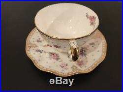 Royal Crown Derby 1st Quality Antoinette Tea Cup & Saucer