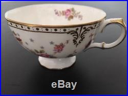 Royal Crown Derby 1st Quality Antoinette Tea Cup & Saucer