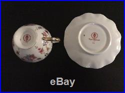 Royal Crown Derby 1st Quality Antoinette Tea Cup & Saucer