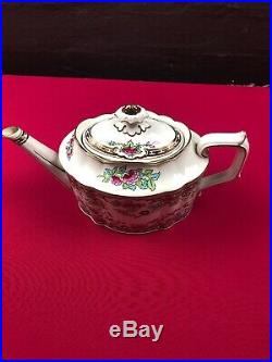 Royal Crown Derby 1st Quality Indian Tree Large Teapot Very RARE XIII 1950