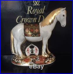 Royal Crown Derby 1st Quality Limited Edition Appleby Mare Horse Paperweight