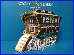 Royal Crown Derby 1st Quality Ltd Edition Burton Wagon Caravan Paperweight