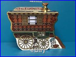 Royal Crown Derby 1st Quality Ltd Edition Ledge Wagon Caravan Paperweight