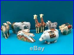 Royal Crown Derby 1st Quality NOAHS ARK Collection Paperweights