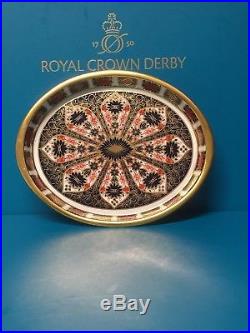 Royal Crown Derby 1st Quality Old Imari 1128 Collectors Miniature Teaset Tray