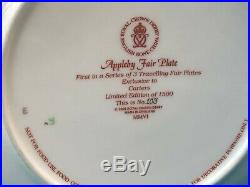 Royal Crown Derby 1st Quality Old Imari Solid Gold Band Appleby Fair Plate