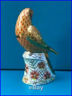 Royal Crown Derby 1st Quality Sun Parakeet Paperweight