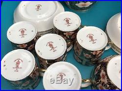 Royal Crown Derby 1st Quality Traditional Imari 2451 Antique 14pc Coffee Set
