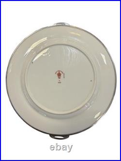 Royal Crown Derby 2451 Imari Sterling Silver Biscuit Serving Basket Tray