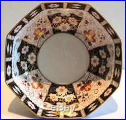 Royal Crown Derby 2451 Octagonal Centrepiece Bowl 8 & 1/4 Inches