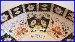 Royal Crown Derby 2451 Octagonal Centrepiece Bowl 8 & 1/4 Inches