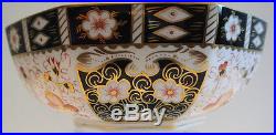 Royal Crown Derby 2451 Octagonal Centrepiece Bowl 8 & 1/4 Inches