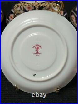 Royal Crown Derby 2451 Traditional Imari Dimitasse cup & Saucer Set of 6pc