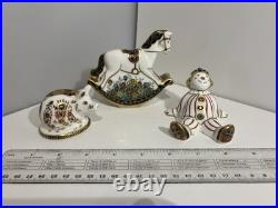 Royal Crown Derby 3 paper weights