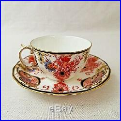 Royal Crown Derby 3401 Imari Tea Cup & Saucer Antique 19th Century Rare