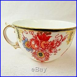 Royal Crown Derby 3401 Imari Tea Cup & Saucer Antique 19th Century Rare