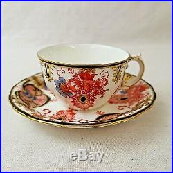 Royal Crown Derby 3401 Imari Tea Cup & Saucer Antique 19th Century Rare