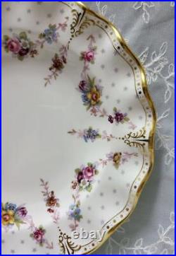Royal Crown Derby #4 Antoinette Platter Plate 26cm