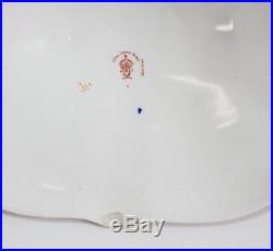 Royal Crown Derby 4651 Oval Covered Vegetable Serving Bowl, Red, Cobalt & Gold