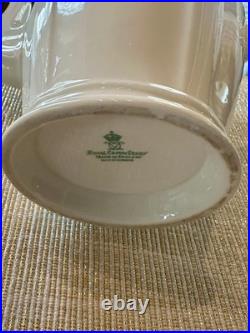 Royal Crown Derby 5 Cup Coffee Pot Surrey White With 3 Cup Green Mark 1940's