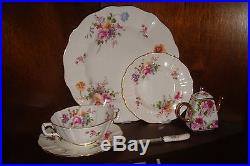 Royal Crown Derby 60 Piece Roses Dinner Set, Rare Opportunity, Circa 1940's