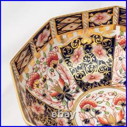 Royal Crown Derby 6299 Octagonal Bowl 18.5cm Diameter