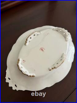 Royal Crown Derby 8731 Imari Footed Fruit Dish 1902 Antique England