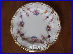 Royal Crown Derby ANTOINETTE Tea Trio Cup / Saucer / Side Plate