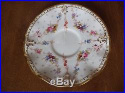 Royal Crown Derby ANTOINETTE Tea Trio Cup / Saucer / Side Plate