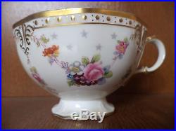 Royal Crown Derby ANTOINETTE Tea Trio Cup / Saucer / Side Plate