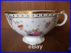 Royal Crown Derby ANTOINETTE Tea Trio Cup / Saucer / Side Plate