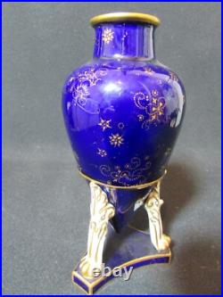 Royal Crown Derby Amphora Vase Hand Painted & Signed WEJ Dean. C. 1923