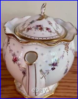 Royal Crown Derby Antinette Teapot, Approx. 12 across and 7 High