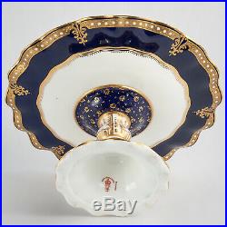 Royal Crown Derby Antique Porcelain Comport Footed Dish Tazza Royal Shape c. 1900