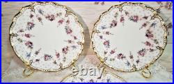 Royal Crown Derby Antoinette Plate 20cm Set of 6 Tableware Used