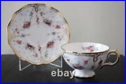 Royal Crown Derby Antoinette Tea Cup Saucer