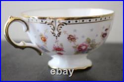 Royal Crown Derby Antoinette Tea Cup Saucer