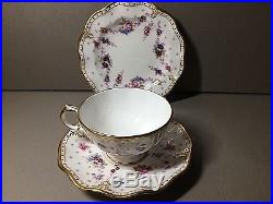 Royal Crown Derby Antoinette Trio, Teacup/saucer/side Plate, 1, St Quality