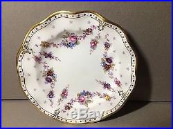 Royal Crown Derby Antoinette Trio, Teacup/saucer/side Plate, 1, St Quality