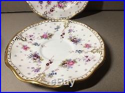 Royal Crown Derby Antoinette Trio, Teacup/saucer/side Plate, 1, St Quality