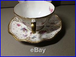 Royal Crown Derby Antoinette Trio, Teacup/saucer/side Plate, 1, St Quality