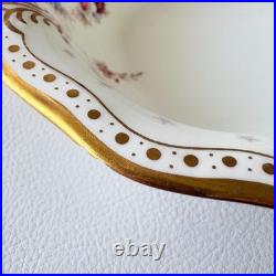 Royal Crown Derby Antoinette Vegetable Bowl Cup Saucer Fine Bone China England