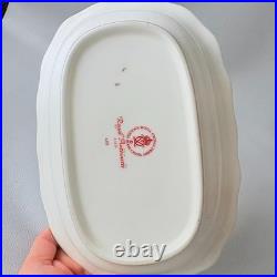 Royal Crown Derby Antoinette Vegetable Bowl Cup Saucer Fine Bone China England