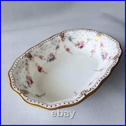 Royal Crown Derby Antoinette Vegetable Bowl Cup Saucer Fine Bone China England
