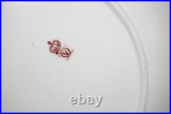 Royal Crown Derby Aqua / Blue Rim Cake Stand & 11-Plates, 9¼ c1877-1890 (B54)