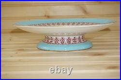 Royal Crown Derby Aqua / Blue Rim Cake Stand & 11-Plates, 9¼ c1877-1890 (B54)