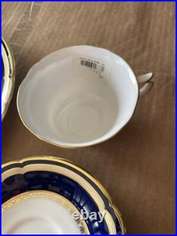 Royal Crown Derby Ashbourne Dinner Plate 5 Piece Setting Store Display